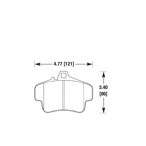 Hawk Brake Pad Set HB 291F.642